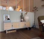 Stijlvol dressoir met rotan fronten, Ophalen, 100 tot 150 cm, Zo goed als nieuw, 25 tot 50 cm