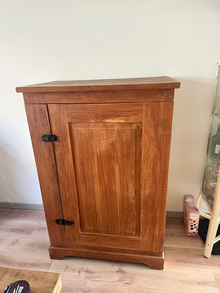 Massief houten kast met planken, Huis en Inrichting, Kasten | Overige, Ophalen, Gebruikt