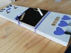 Handgemaakt memobord met krijtbord en sleutelhouders, Huis en Inrichting, Woonaccessoires | Memoborden, Ophalen, Gebruikt, Krijtbord
