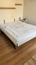 Auping Auronde bed wit met zwart frame 160x200 cm, Ophalen, Wit, Tweepersoons, 200 cm
