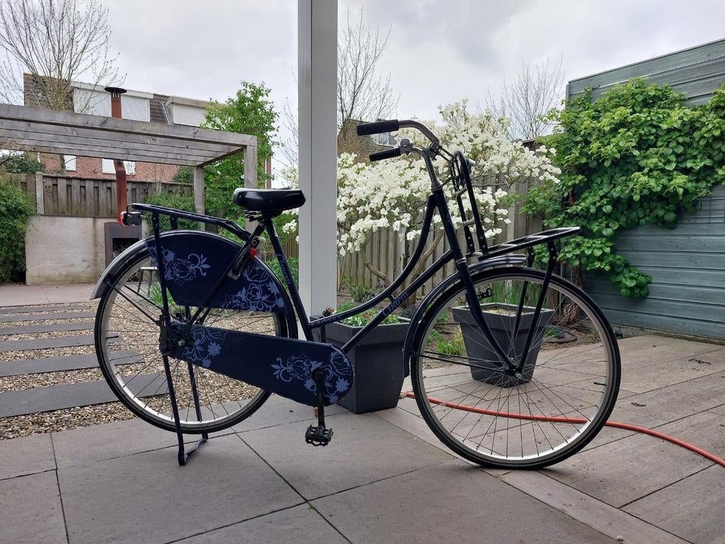 Oude damesfiets, Ophalen, Gebruikt