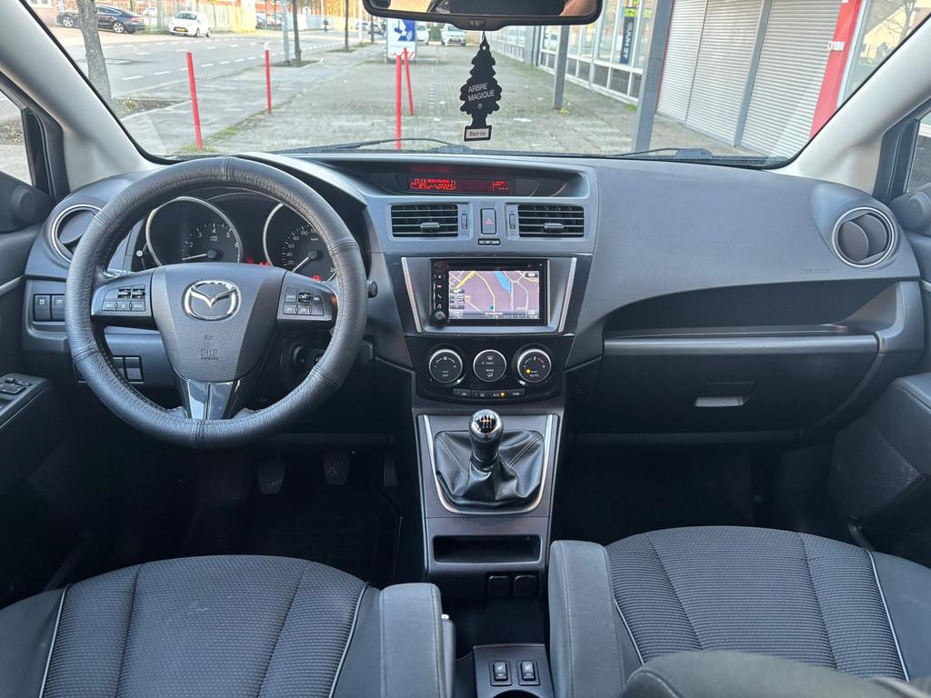 Mazda 5 2.0 Silver Edition|Airco|7 persoons|Nap|navi|nw apk, Auto's, Mazda, Voorwielaandrijving, Euro 5, Stof, Gebruikt