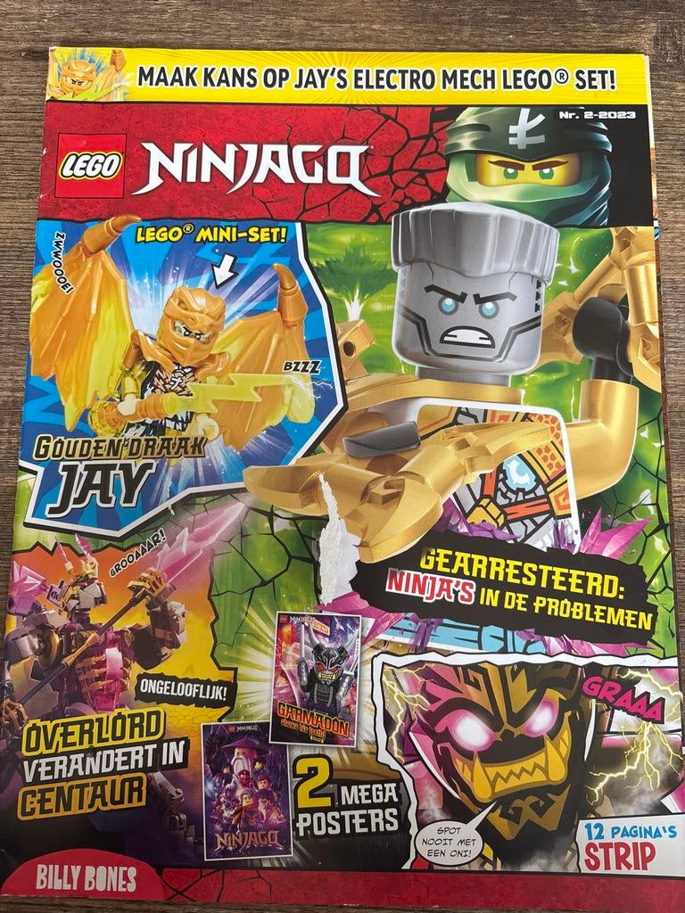 Lego Ninjago tijdschrift nr. 2 2023, Ophalen of Verzenden, Gelezen, Overige typen