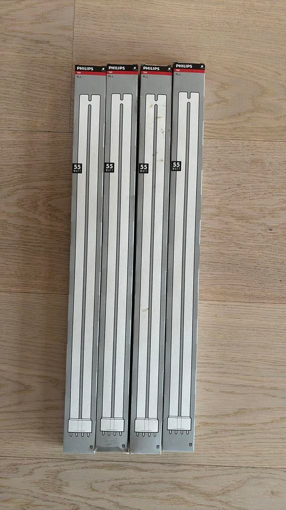 4x Philips PL-L 55W UVC lampen - Nieuw in doos, Ophalen