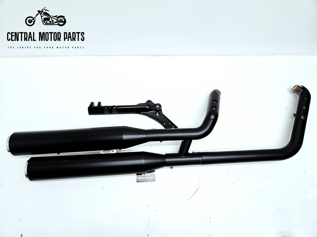 Zwarte Uitlaat Softail 2018-2024, Niet ingevuld, Gebruikt, Niet ingevuld, Ophalen of Verzenden