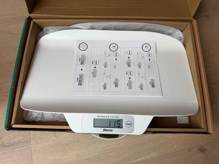 Alecto BC-30 Babyweegschaal - Zo goed als nieuw, Ophalen, Zo goed als nieuw