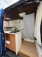Zelfbouw offgrid buscamper 3 zits vw crafter 2012 109pk, Caravans en Kamperen, Campers, Brandblusser, Chemisch toilet, Buscamper of Camperbus