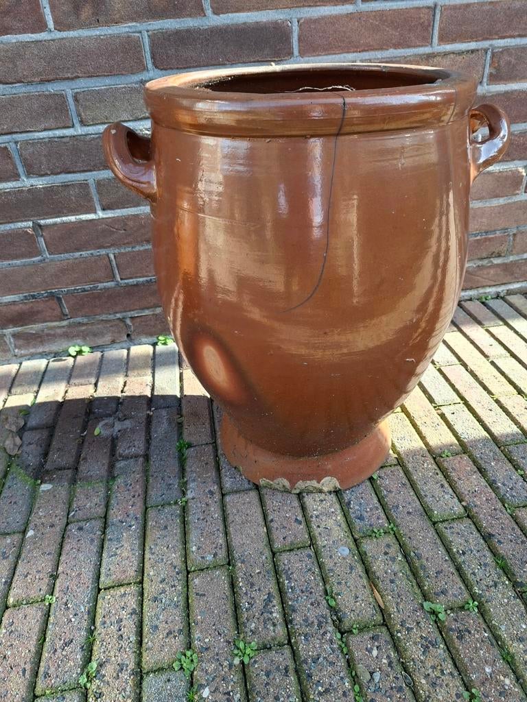 Te koop leuke oude keulse pot, Ophalen, Rond, Minder dan 30 cm