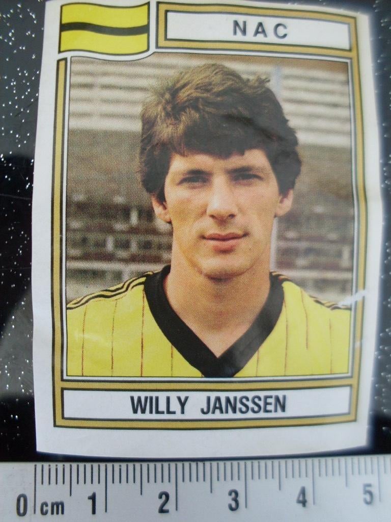 panini sticker voetbal 83 NAC Willy Janssen nr 179, Verzamelen, Sportartikelen en Voetbal, Verzenden, Zo goed als nieuw, NAC Breda