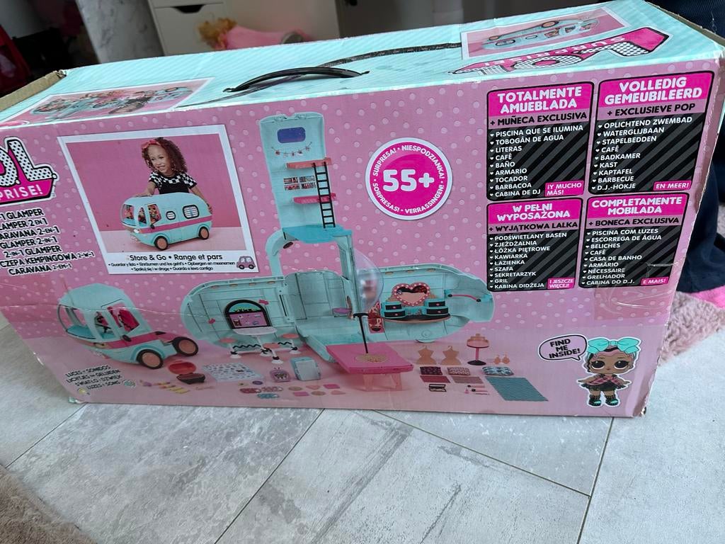 L.O.L. Surprise! Glamper 2-in-1 Camper met 55+ verrassingen, Ophalen of Verzenden, Nieuw