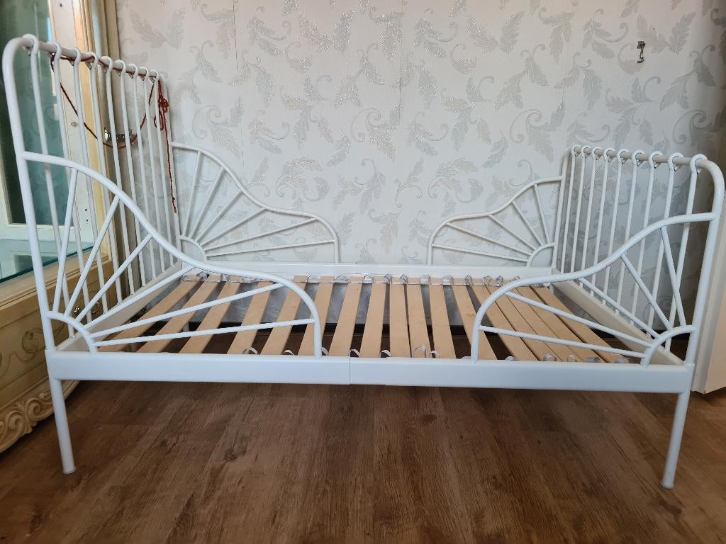 ikea meegroei kinderbed, Kinderen en Baby's, Kinderkamer | Bedden, Ophalen, Zo goed als nieuw, 180 cm of meer, 85 tot 100 cm