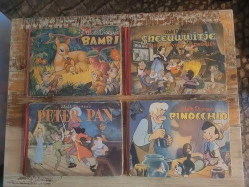 4 Oude plaatjesboeken Disney, Ophalen of Verzenden, Gebruikt, Overige typen