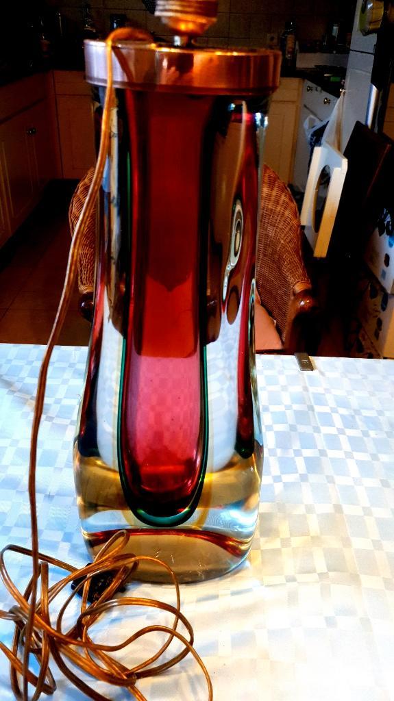 Unieke Murano Lampenvoet uit 1947 Gewicht is 9.06 KG Hoogte, Antiek en Kunst, Antiek | Lampen, Ophalen