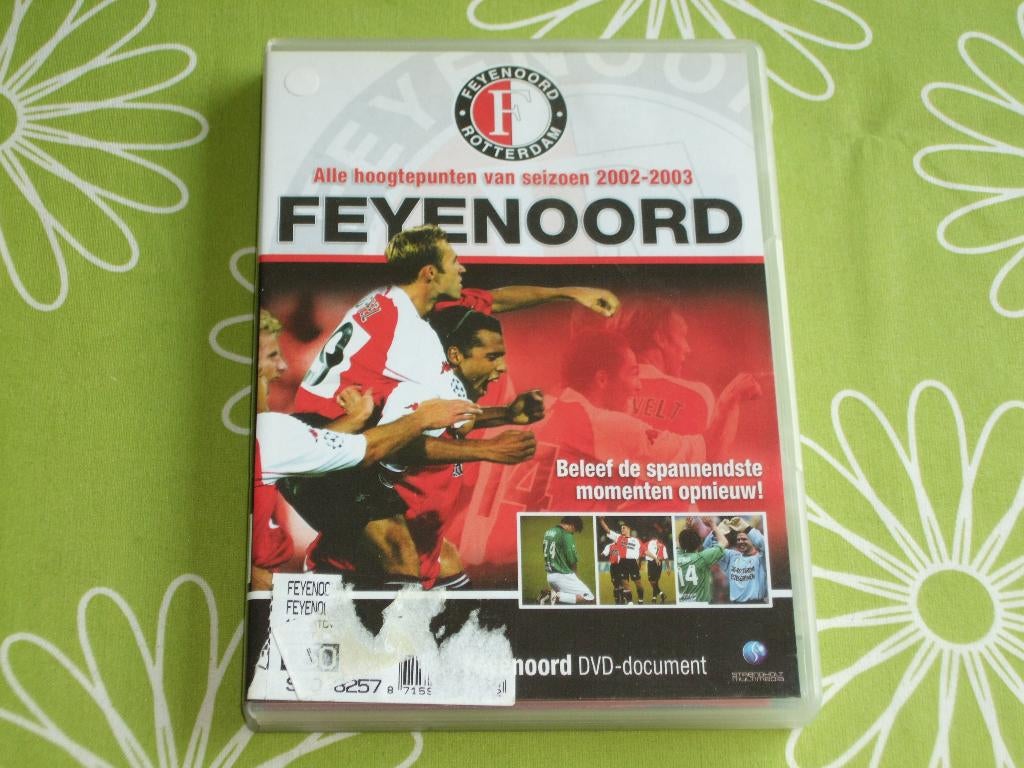 DVD Feyenoord - alle hoogtepunten van seizoen 2002-2003, Ophalen of Verzenden, Zo goed als nieuw, Feyenoord, Overige typen