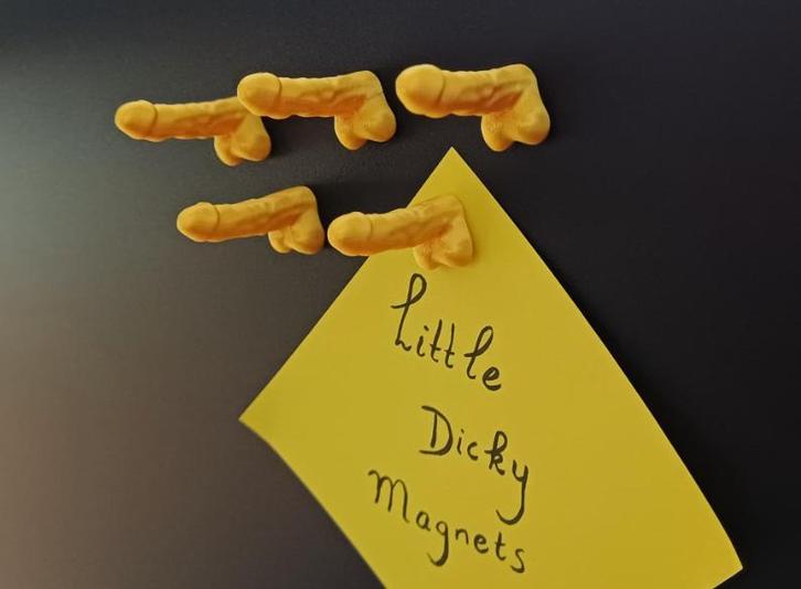 Mini piemel magneetjes - Gratis verzenden -vrijgezellenfeest, Hobby en Vrije tijd, Feestartikelen, Nieuw, Overige typen, Overige