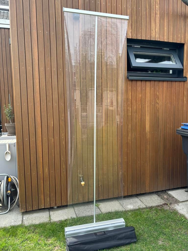 Clear roll up banner, Rechthoekig Staand, Deurposter of groter, Ophalen of Verzenden, Zo goed als nieuw