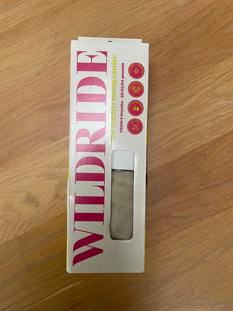 Wildride Draagzak, Kinderen en Baby's, Babydragers en Draagdoeken, Ophalen of Verzenden, Draagzak, Overige merken