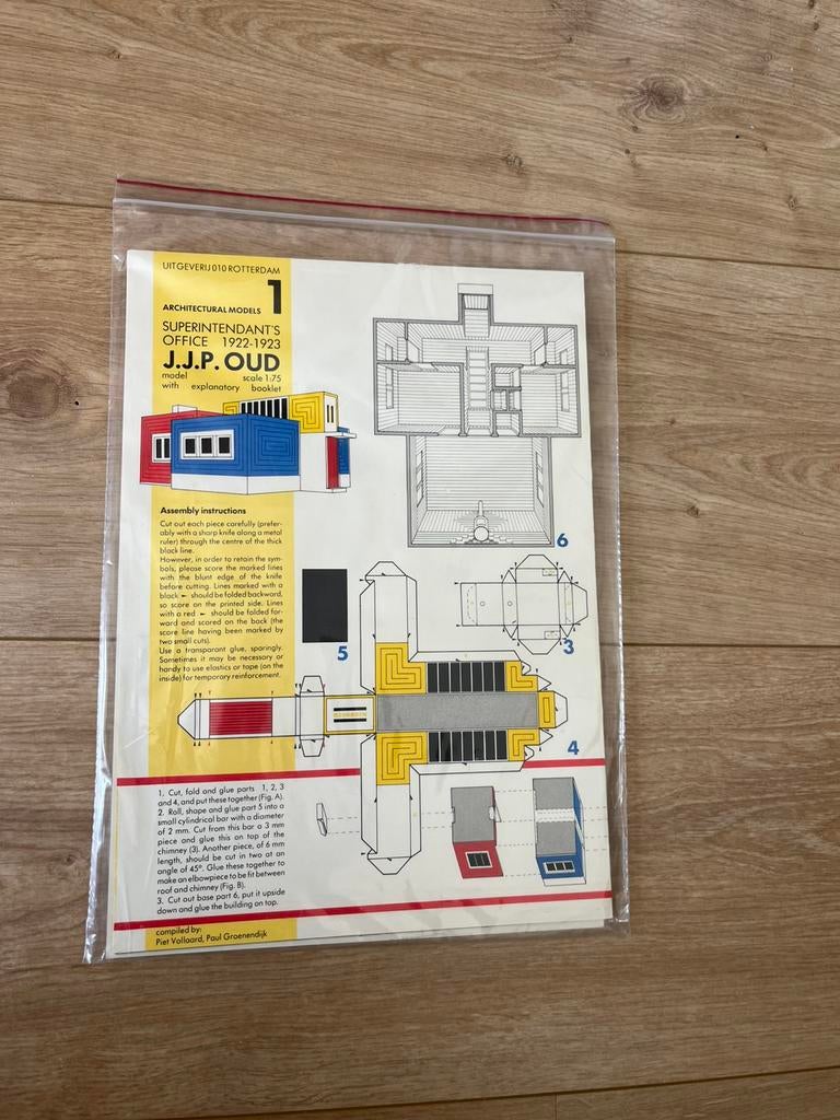 Architectural models J.J.P. Oud directie keet, Ophalen of Verzenden, Zo goed als nieuw, Architectuur algemeen