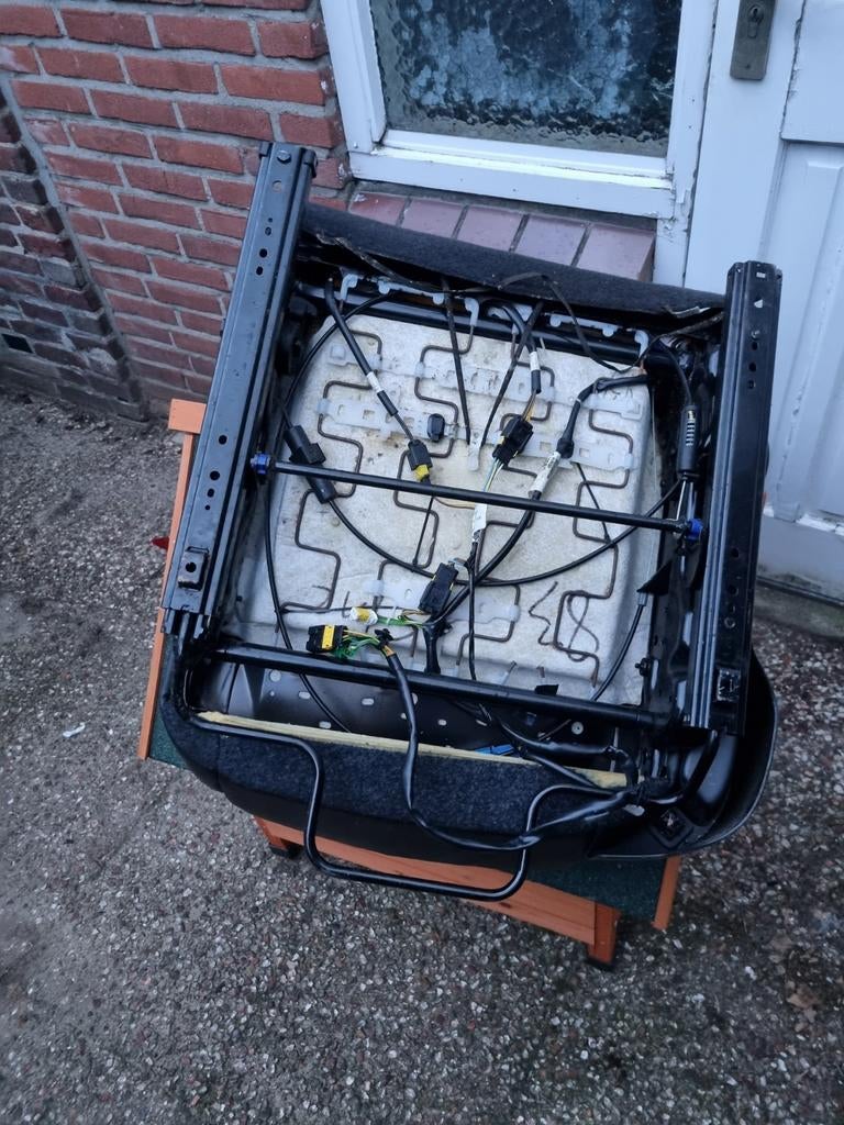 Passagiersstoel Peugeot 307CC met stoelverwarming, Auto-onderdelen, Interieur en Bekleding, Ophalen, Gebruikt, Peugeot