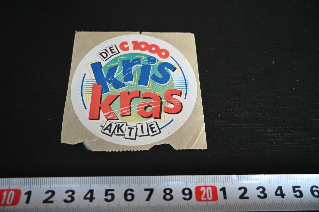 sticker Supermarkt de C1000 KRIS KRAS Aktie, Ophalen, Zo goed als nieuw