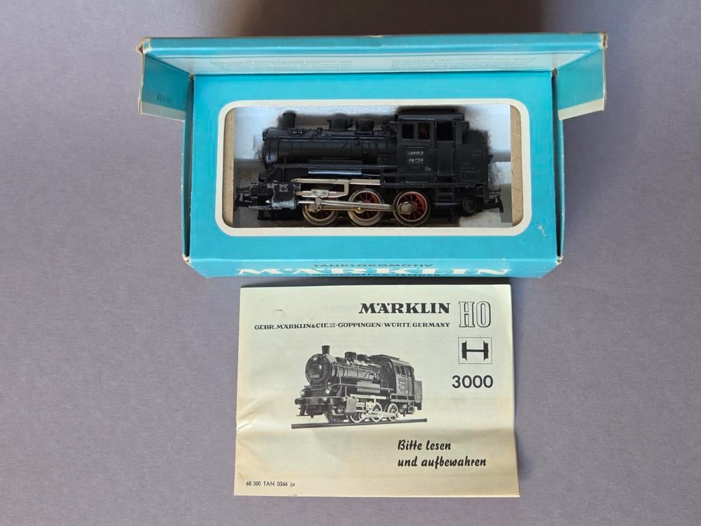 Märklin 3000.4 Tenderstoomlocomotief DB 89 028, Hobby en Vrije tijd, Modeltreinen | H0, Wisselstroom, Gebruikt, Locomotief, Ophalen of Verzenden