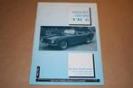Prijslijst Triumph TR6 - Nico Baas Triumph Centre 1994, Auto diversen, Handleidingen en Instructieboekjes, Ophalen of Verzenden