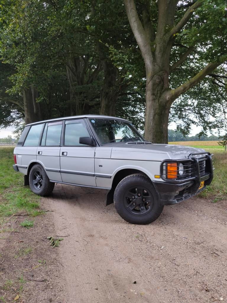 Land Rover Range Rover 3.5 EFI 1987 Astral Silver, Auto's, Automaat, Cruise Control, 1550 kg, Leder en Stof