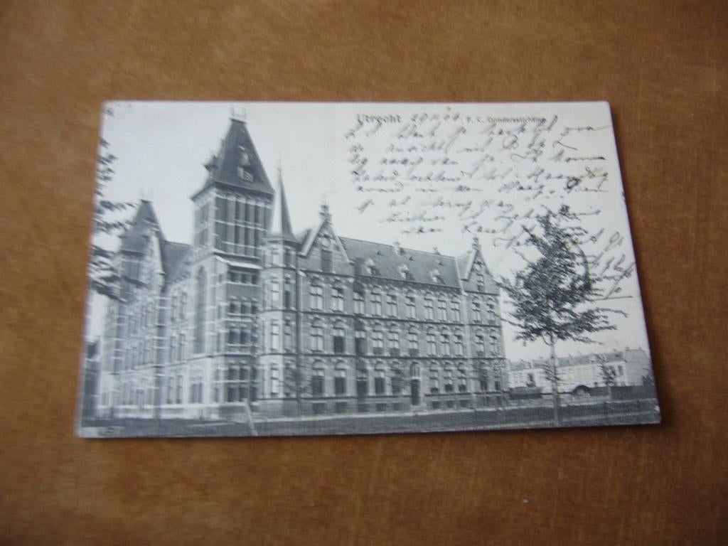 UTRECHT  =  F.C. DONDERSSTICHTING  BRIEFKAART  1904, Ophalen of Verzenden, Voor 1920, Gelopen, Utrecht