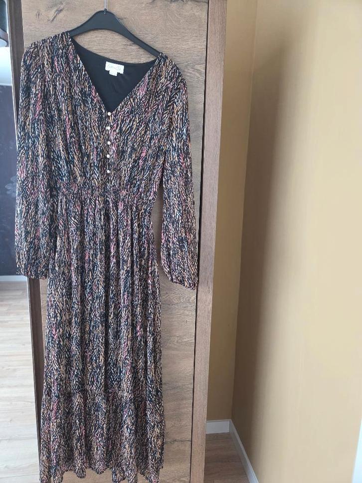 Lange jurk - Cotton Club maat M, Kleding | Dames, Jurken, Zo goed als nieuw, Maat 38/40 (M), Onder de knie, Ophalen of Verzenden