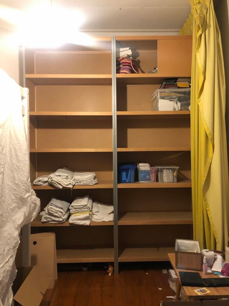 Twee grote kew lox kasten moduloo, Ophalen, Met plank(en), Gebruikt, Overige materialen