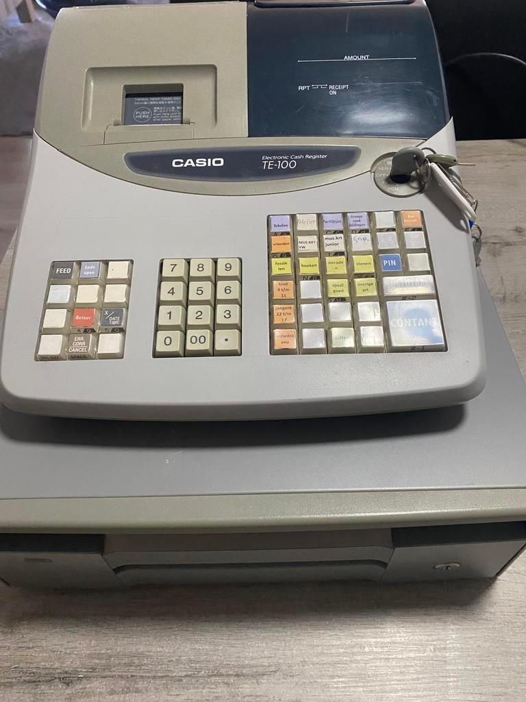 Casio te 100, Ophalen