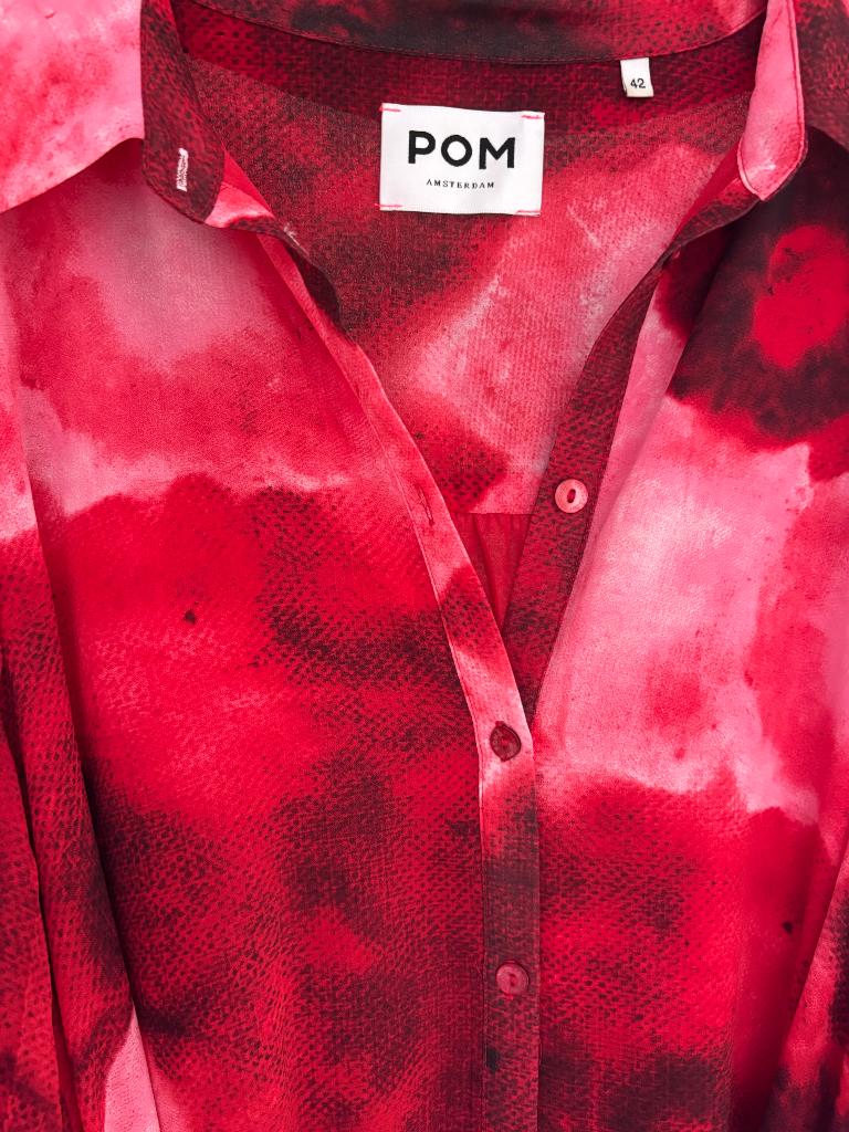 Pom Amsterdam jurk - maat 42, Maat 42/44 (L), Ophalen of Verzenden, Zo goed als nieuw, Rood