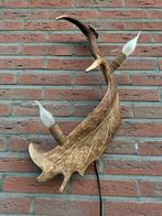 Geweien geweienlamp jacht Veluwe geweien edelhert wandlamp., Ophalen of Verzenden, Nieuw