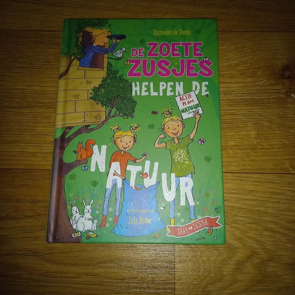 Leesboek "De zoete zusjes helpen de natuur "., Ophalen of Verzenden, Gelezen, Hanneke de Zoete, Fictie algemeen
