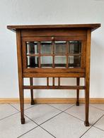 Antiek Theekastje met facetgeslepen glas in de deurtjes, Antiek en Kunst, Ophalen