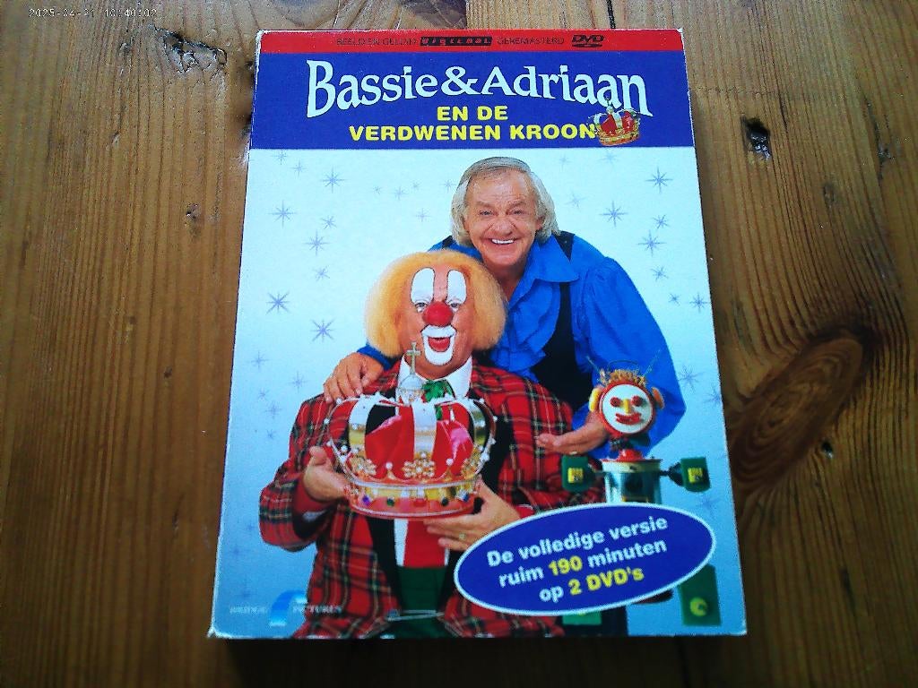 Bassie en Adriaan en de verdwenen kroon / DVD / serie, Alle leeftijden, Ophalen of Verzenden, Gebruikt