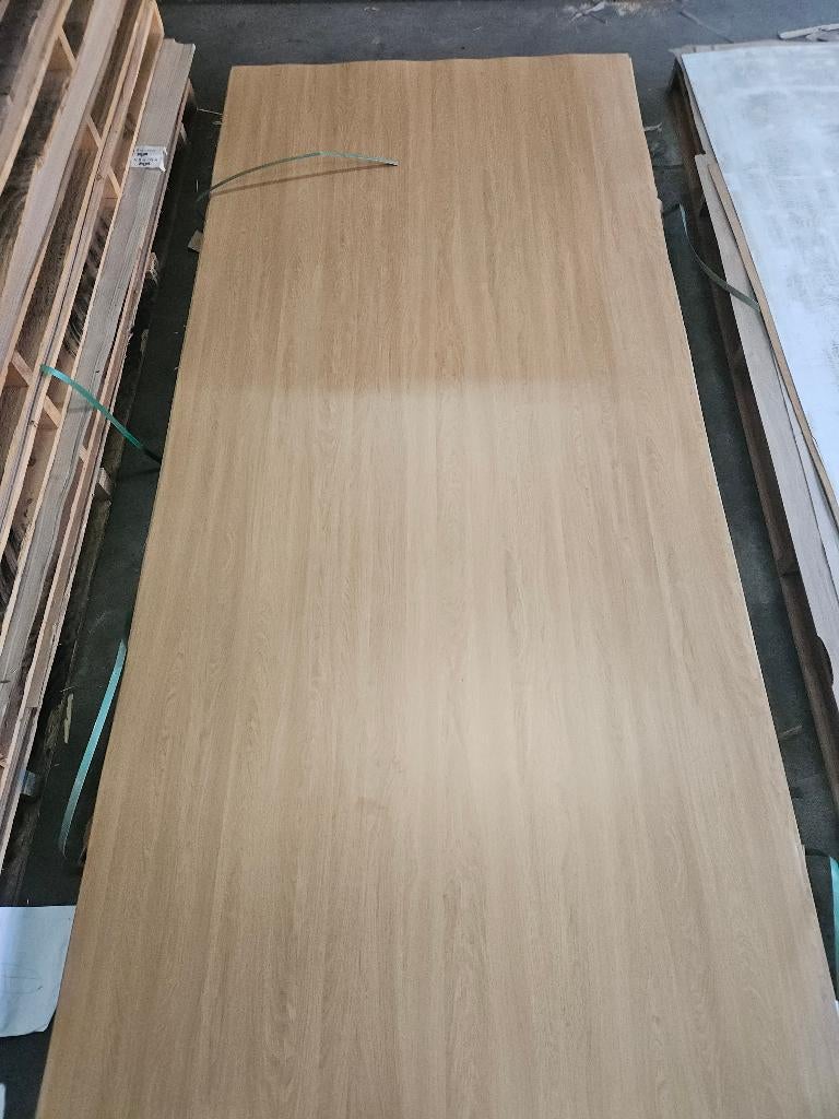 HPL Duropal R20021 NW fineer platen Lindberg eiken ( 410 ), Doe-het-zelf en Verbouw, Platen en Panelen, Gebruikt, HPL, Ophalen