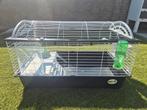Ferplast Konijnenkooi Zwart, Dieren en Toebehoren, Knaagdieren en Konijnen | Hokken en Kooien, Ophalen, Zo goed als nieuw, Kooi