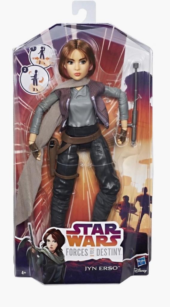 Star Wars Forces of Destiny poppen Jyn Erso en Rey 20 stuks, Kinderen en Baby's, Speelgoed | Poppen, Ophalen of Verzenden