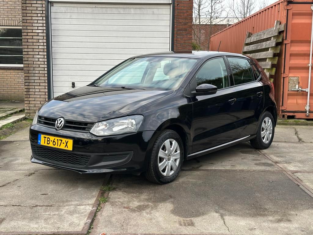 Volkswagen Polo 1.2 6V 44KW 5D My2009 2010 Zwart, Auto's, Voorwielaandrijving, 967 kg, 40 €/maand, 1198 cc