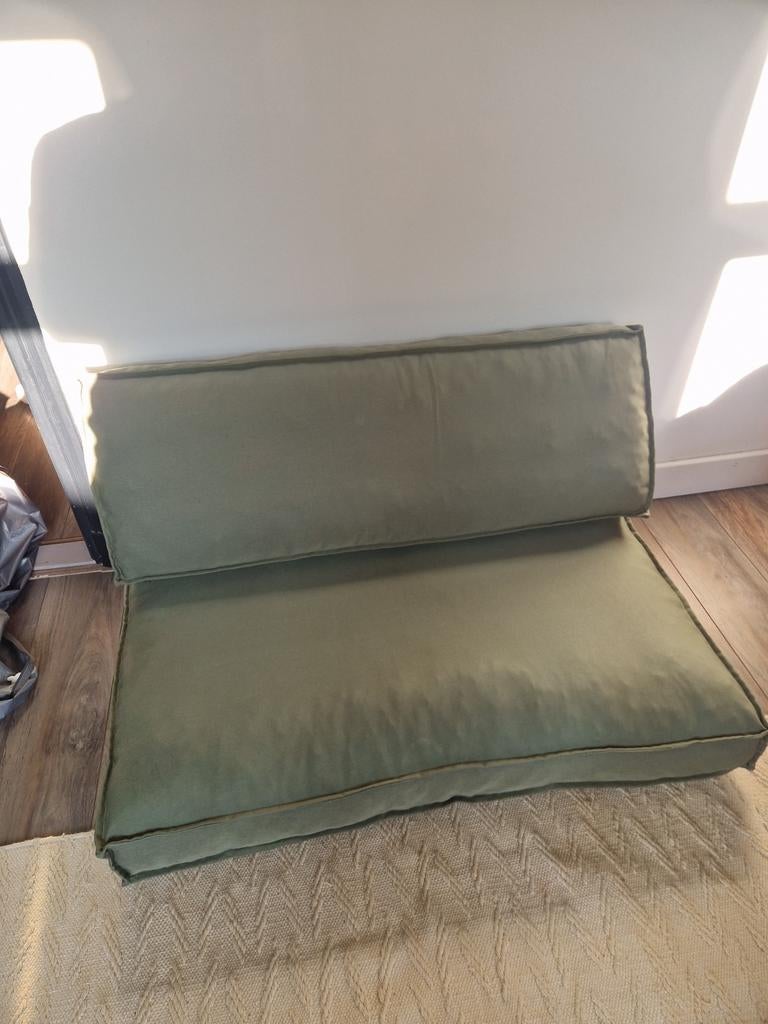 Palletkussens, Ophalen