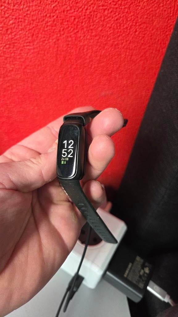 Fitbit Inspire 3 Zwart Fitness Horloge Smartwatch, Ophalen, Zwart, Zo goed als nieuw, Fitbit