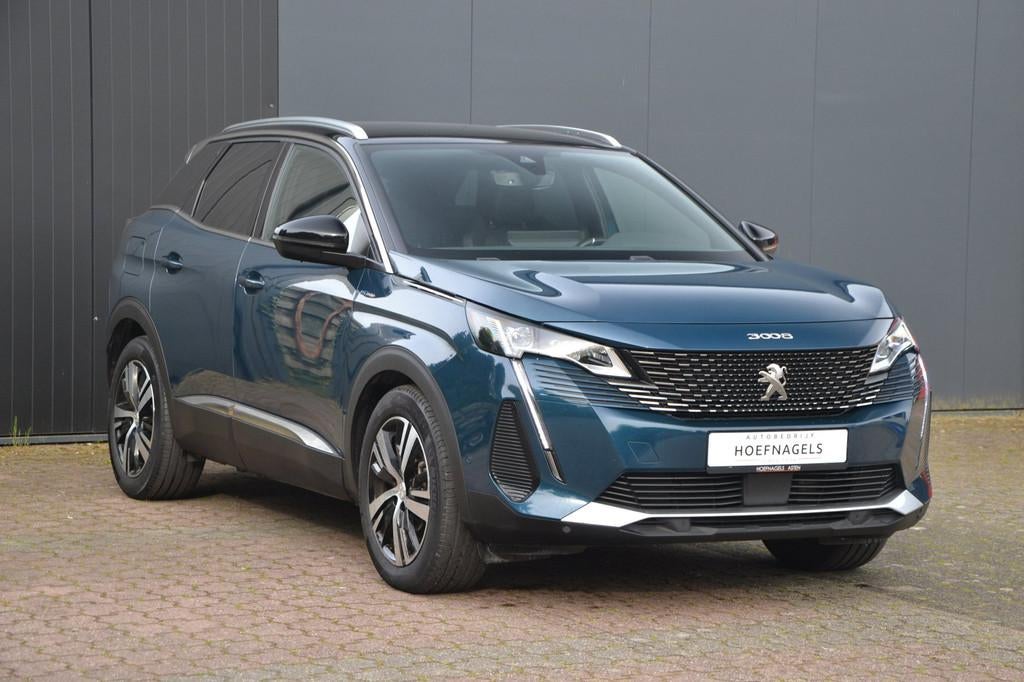 Peugeot 3008 1.6 HYbrid 225 PK * GT - Line * Alcantara GT Se, 181 pk, Blauw, Plug-in hybride, Bedrijf