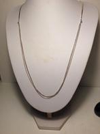 Zilveren langen ketting, Verzenden, Zo goed als nieuw, Zilver, Zilver