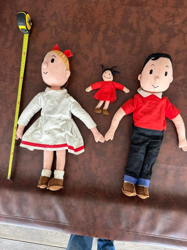 Poppen Suske en Wiske en Schanulleke, Verzamelen, Ophalen of Verzenden, Zo goed als nieuw