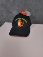 Pokemon Pet Baseball Cap Charmander 2000 Zwart Rood Vintage, Pokemon, ., Ophalen of Verzenden, .