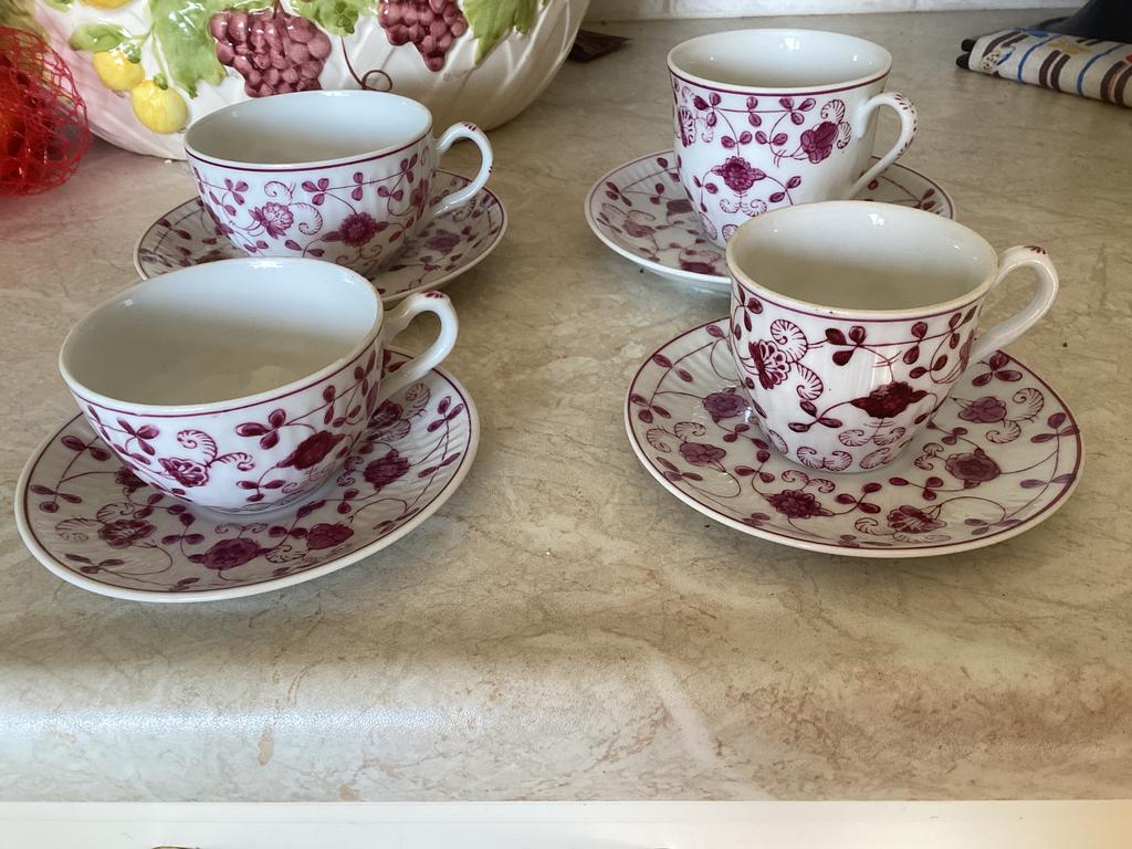 China Purper // Espresso kopjes 2stuks, Ophalen of Verzenden