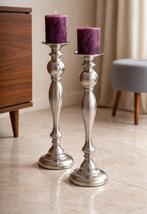 Kandelaars, Antiek en Kunst, Ophalen of Verzenden, Zilver