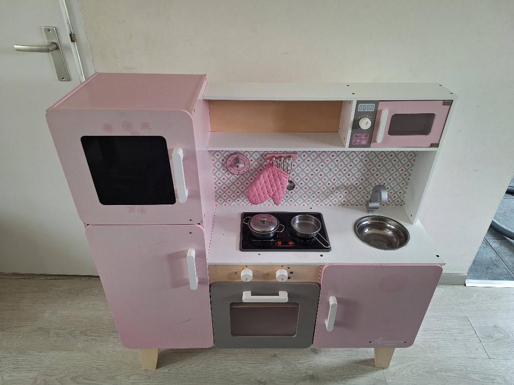 Kinderkeuken, Kinderen en Baby's, Speelgoed | Speelkeukens, Ophalen, Gebruikt, Hout, Speelkeuken