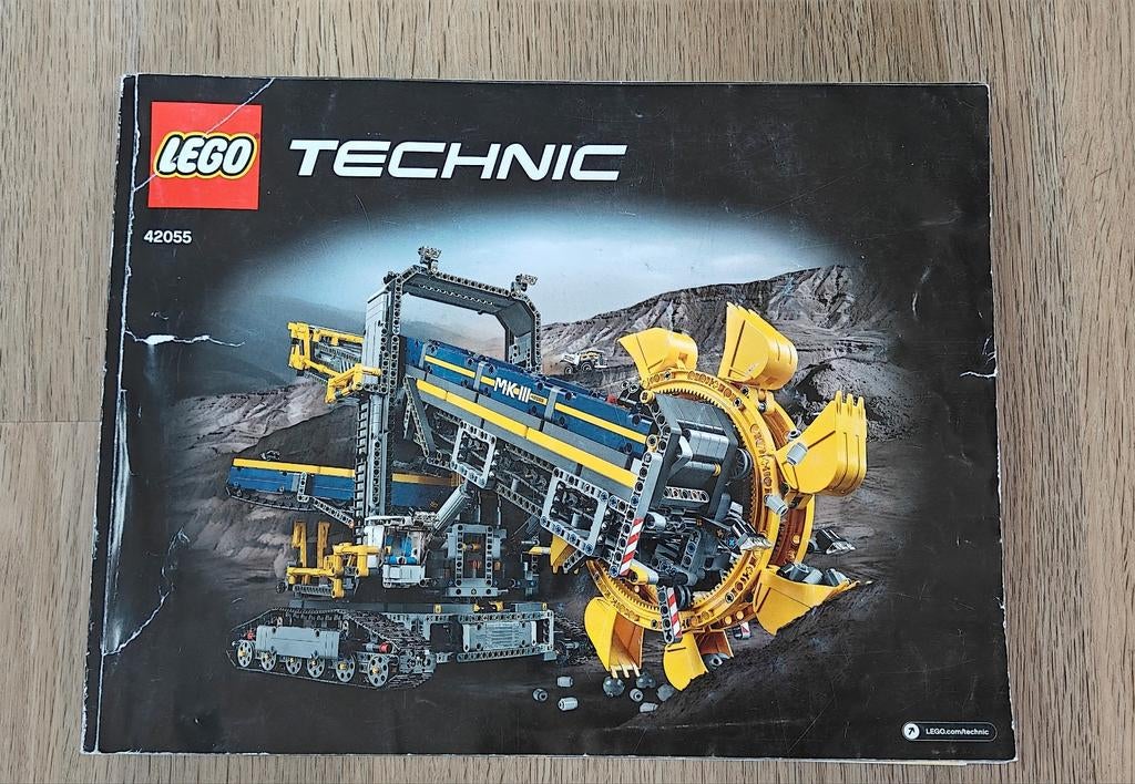 Lego Technic 42055, Ophalen of Verzenden, Gebruikt, Complete set, Lego